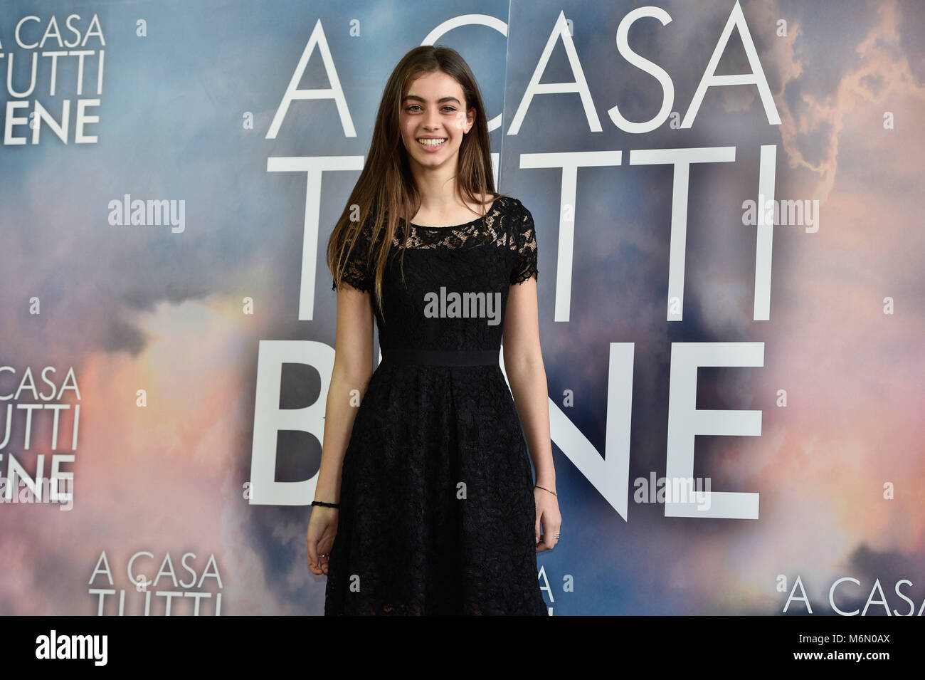 Premiere of 'A casa tutti bene' in Rome, Italy. Featuring: Elisa Visari