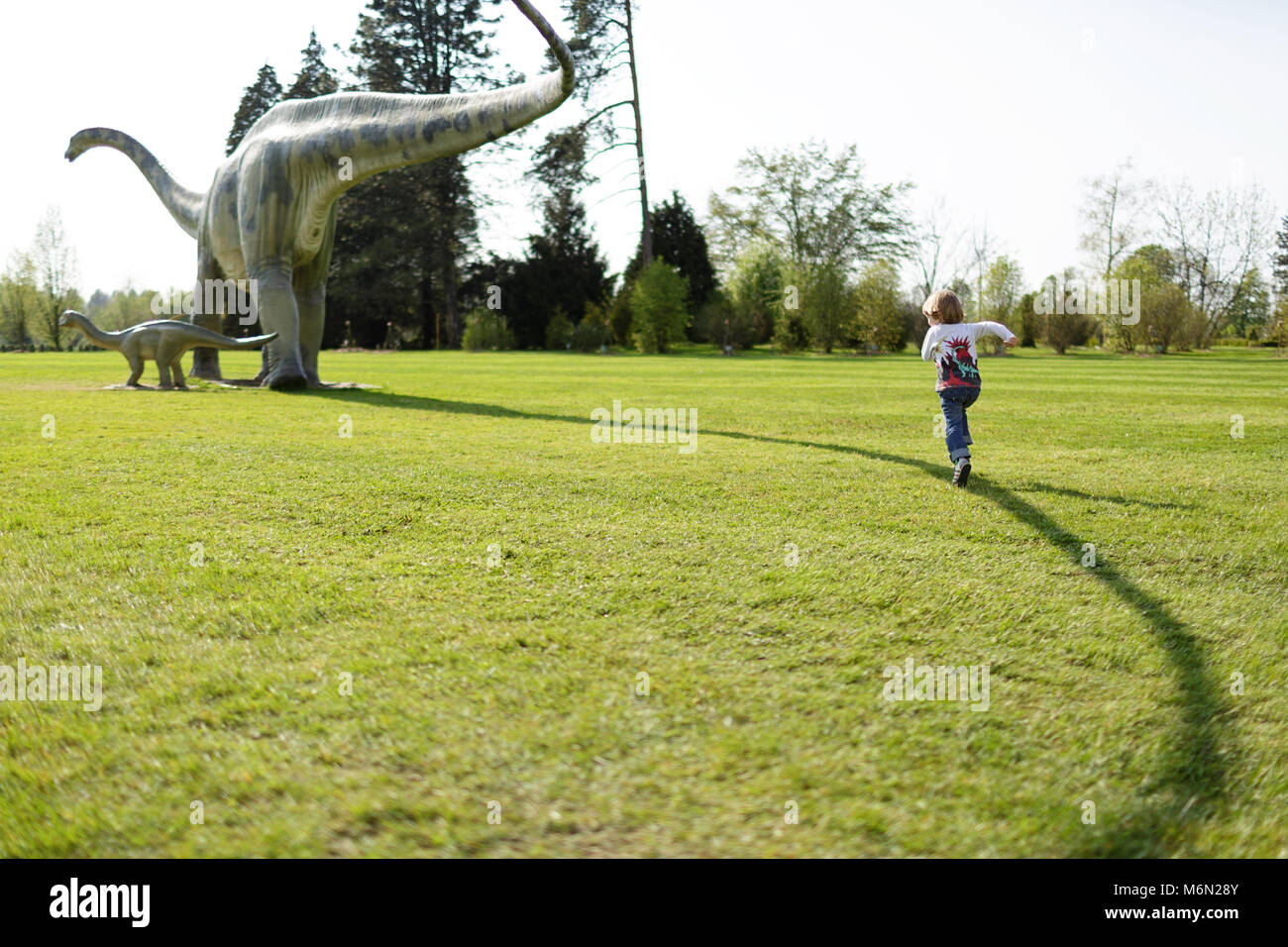 Child run play playing park hi-res stock photography and images - Alamy