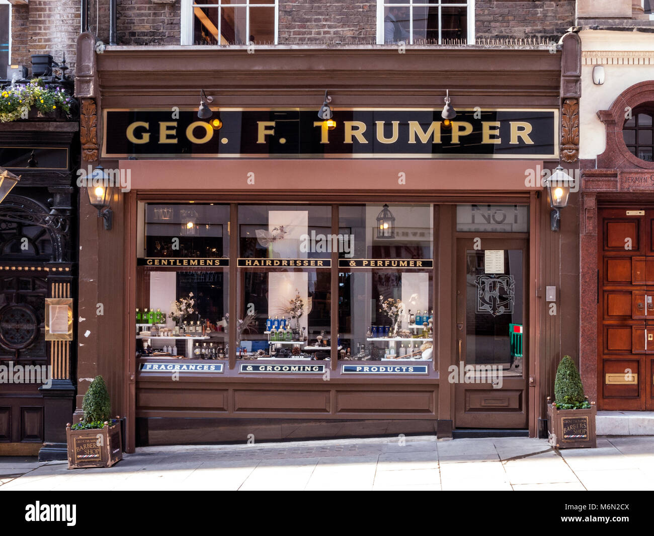 George F Trumper, Duke of York Street, London Stock Photo