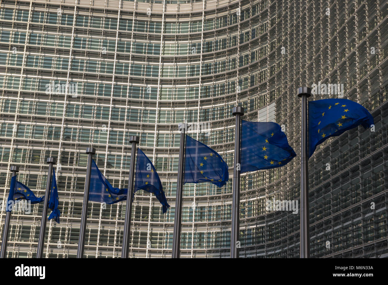 Bruxelles. Berlaymon, European Commission. Belgium. Stock Photo