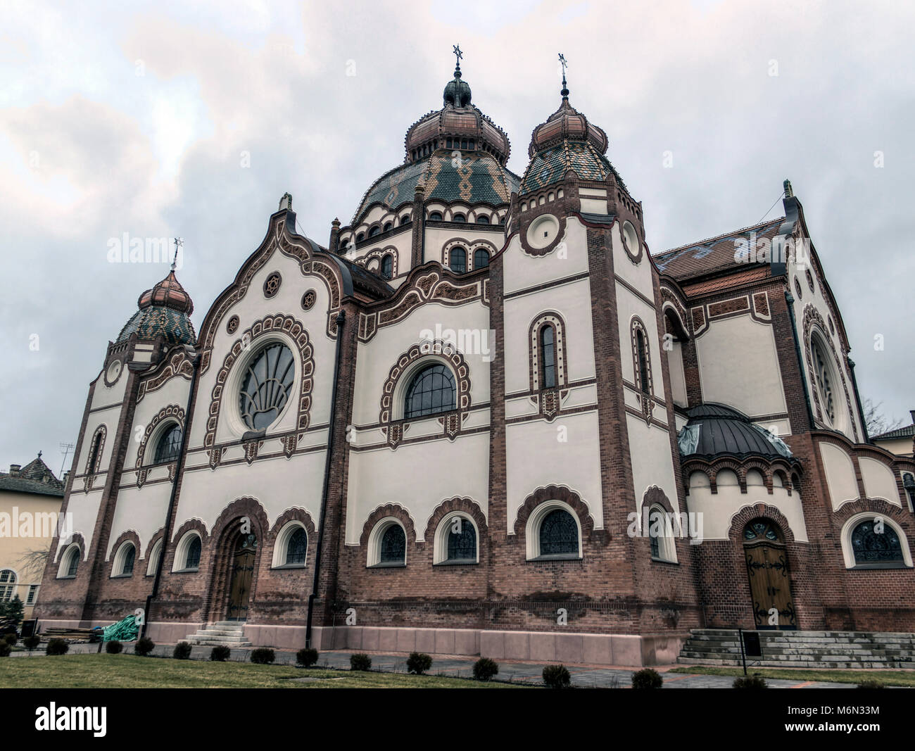 Subotica, Serbia - Jewish synagogue Stock Photo
