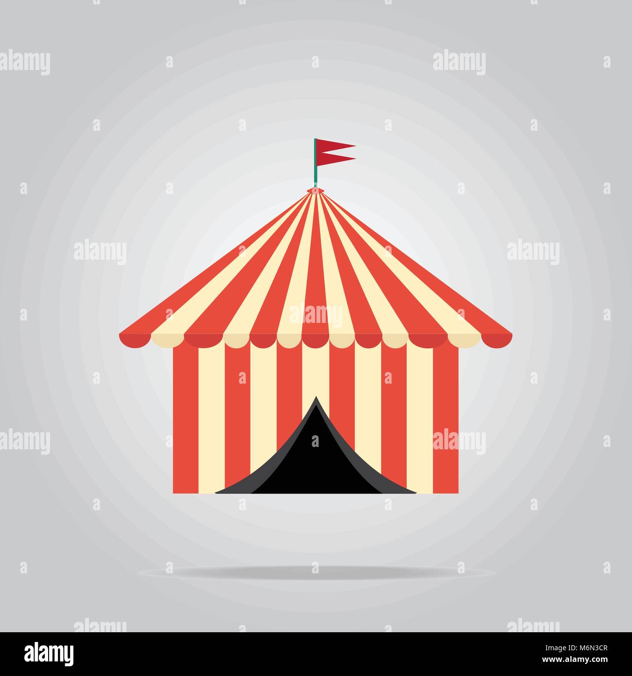 Circus pavilion, tent icon vector illustration Stock Vector Image & Art ...