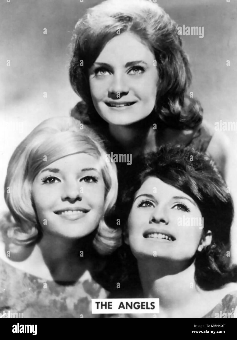 THE ANGELS Promotional photo of American girl vocal group in 1964 Stock Photo