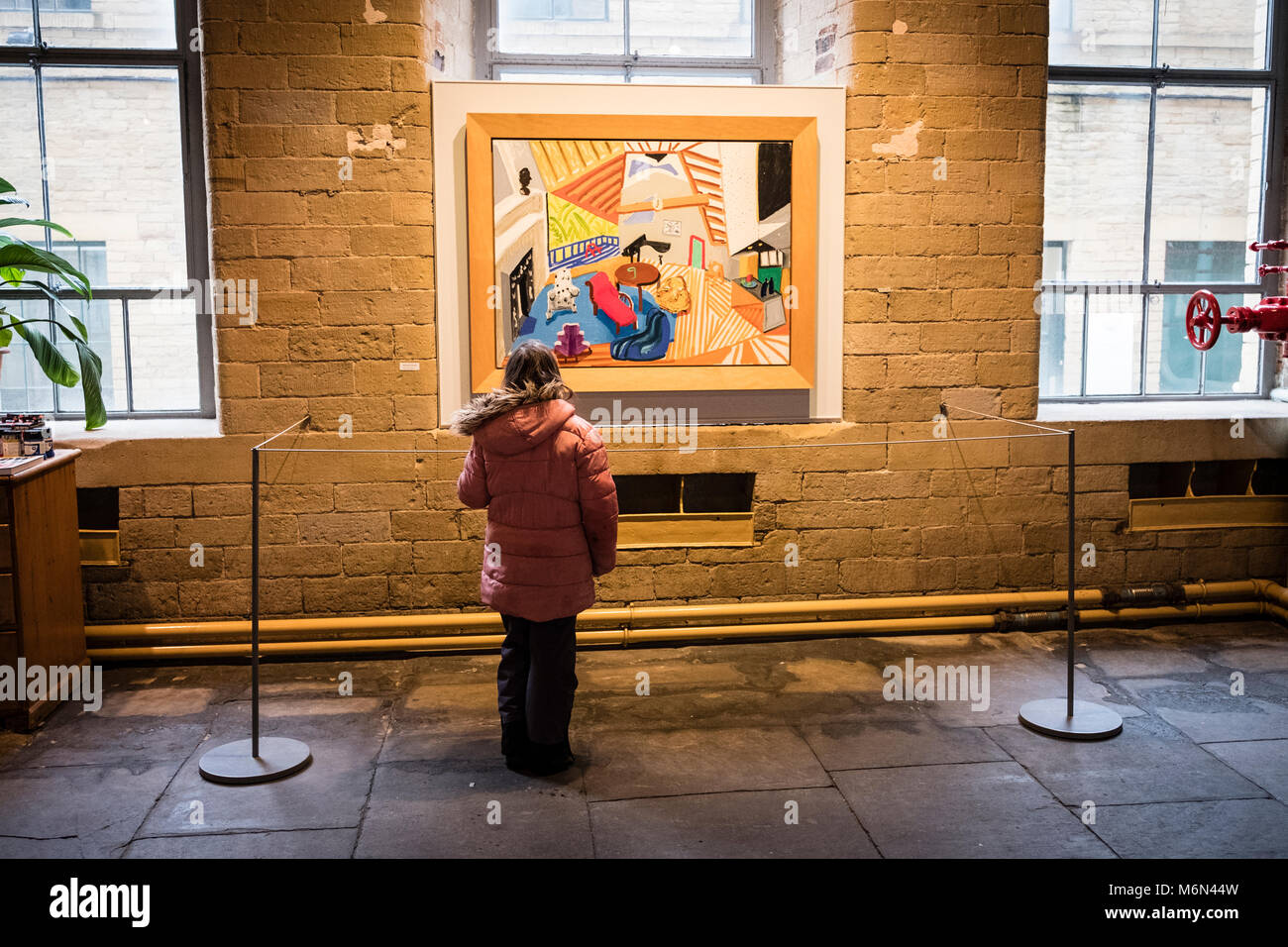 The 1853 Gallery in Salts Mill, Saltaire, UNESCO World heritage site