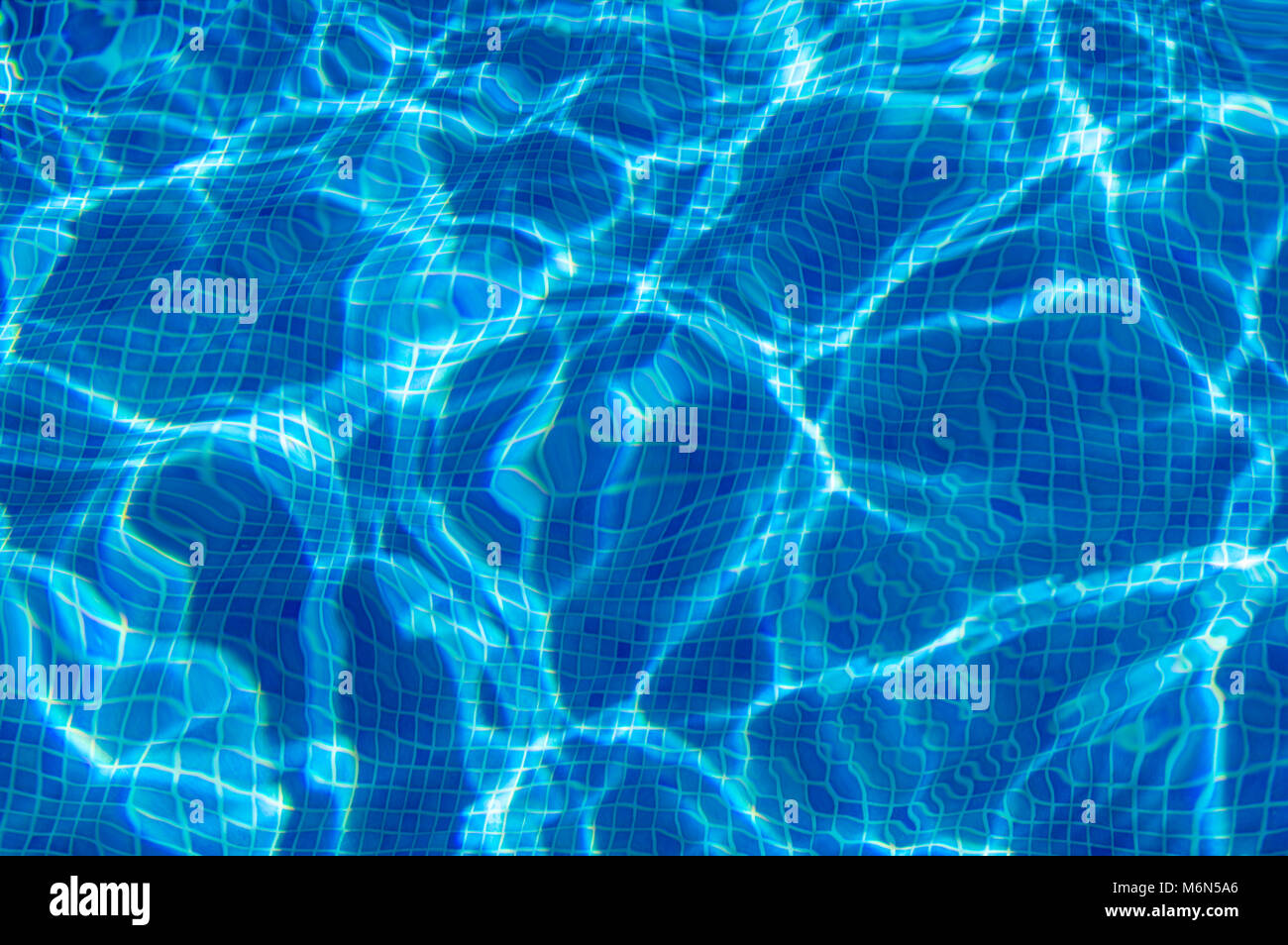 Blue ripped water in swimming pool hi-res stock photography and images ...