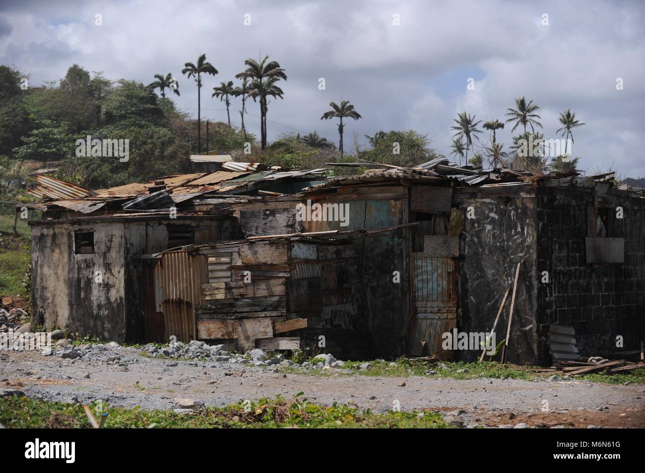 Decaying buildings in disrepair Stock Photo - Alamy