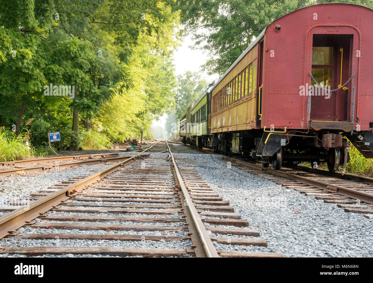 Old railroad passenger cars hires stock photography and images Alamy