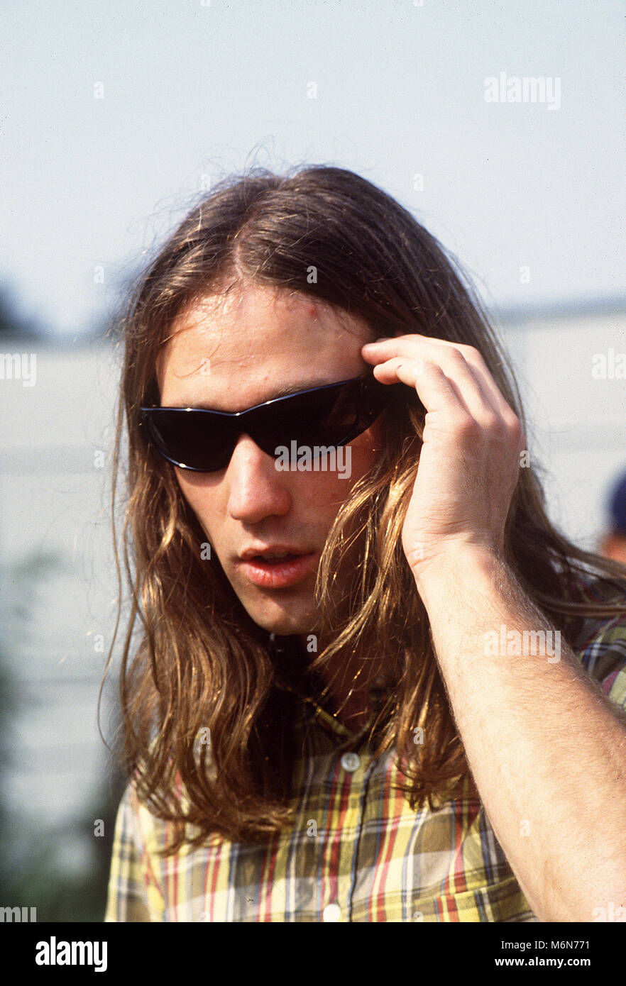 Reef - Gary Stringer, V97, Hylands Park, Chelmsford, Essex, Britain - 16 August 1997. Stock Photo