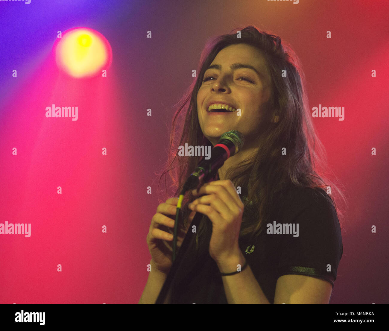 French Singer Flora Fischbach Aka Fishbach During A Concert, On March 3 