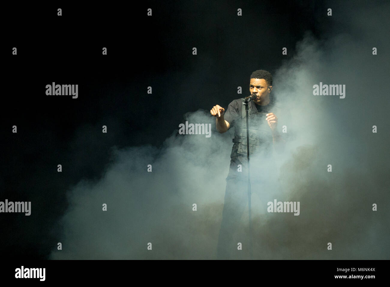 Milwaukee, Wisconsin, USA. 4th Mar, 2018. Rapper VINCE STAPLES performs ...