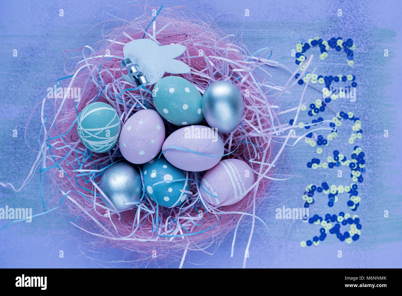 Cute Easter Concept Stock Photo