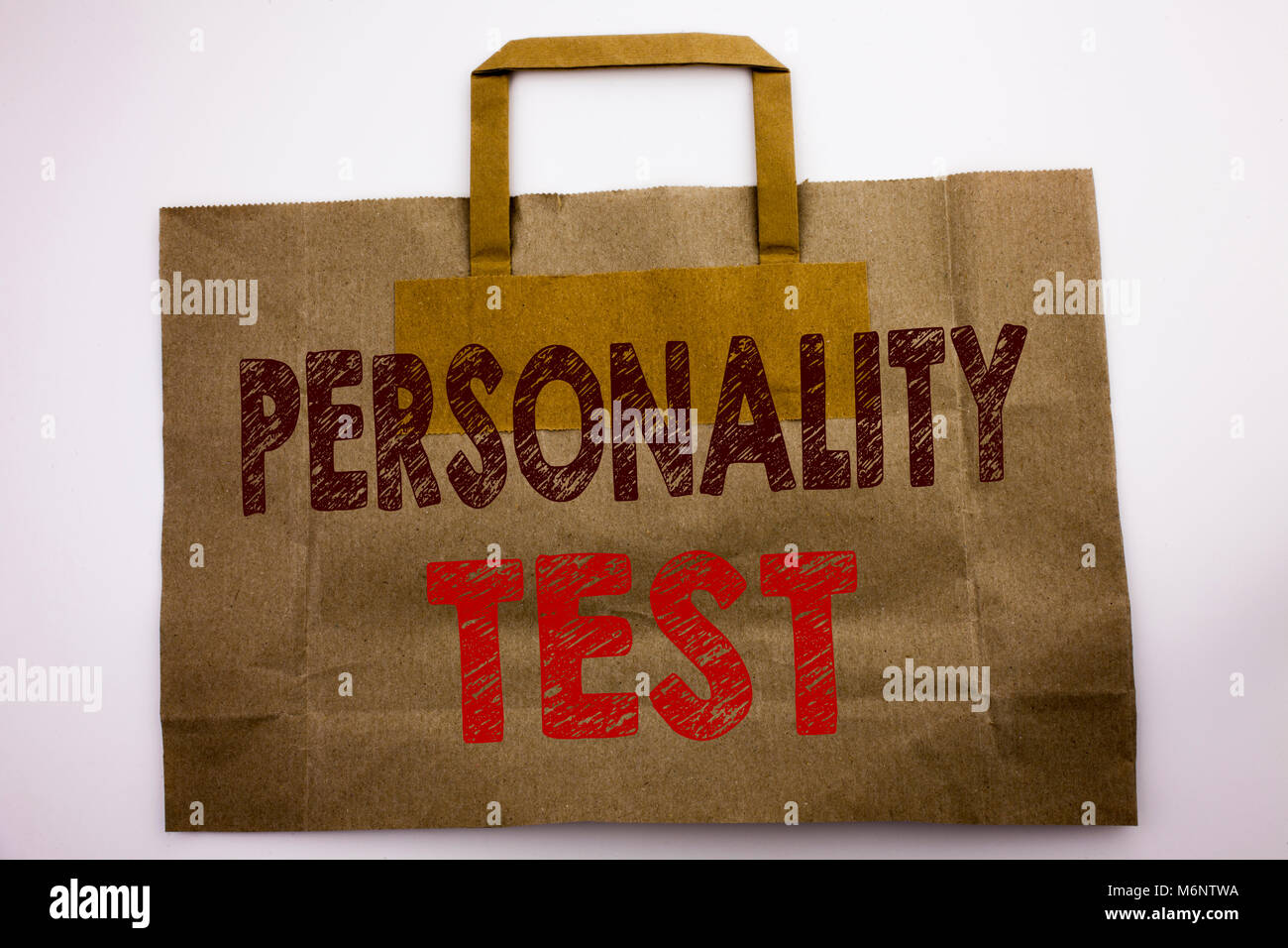 Word, writing Personality Test. Business concept for Attitude