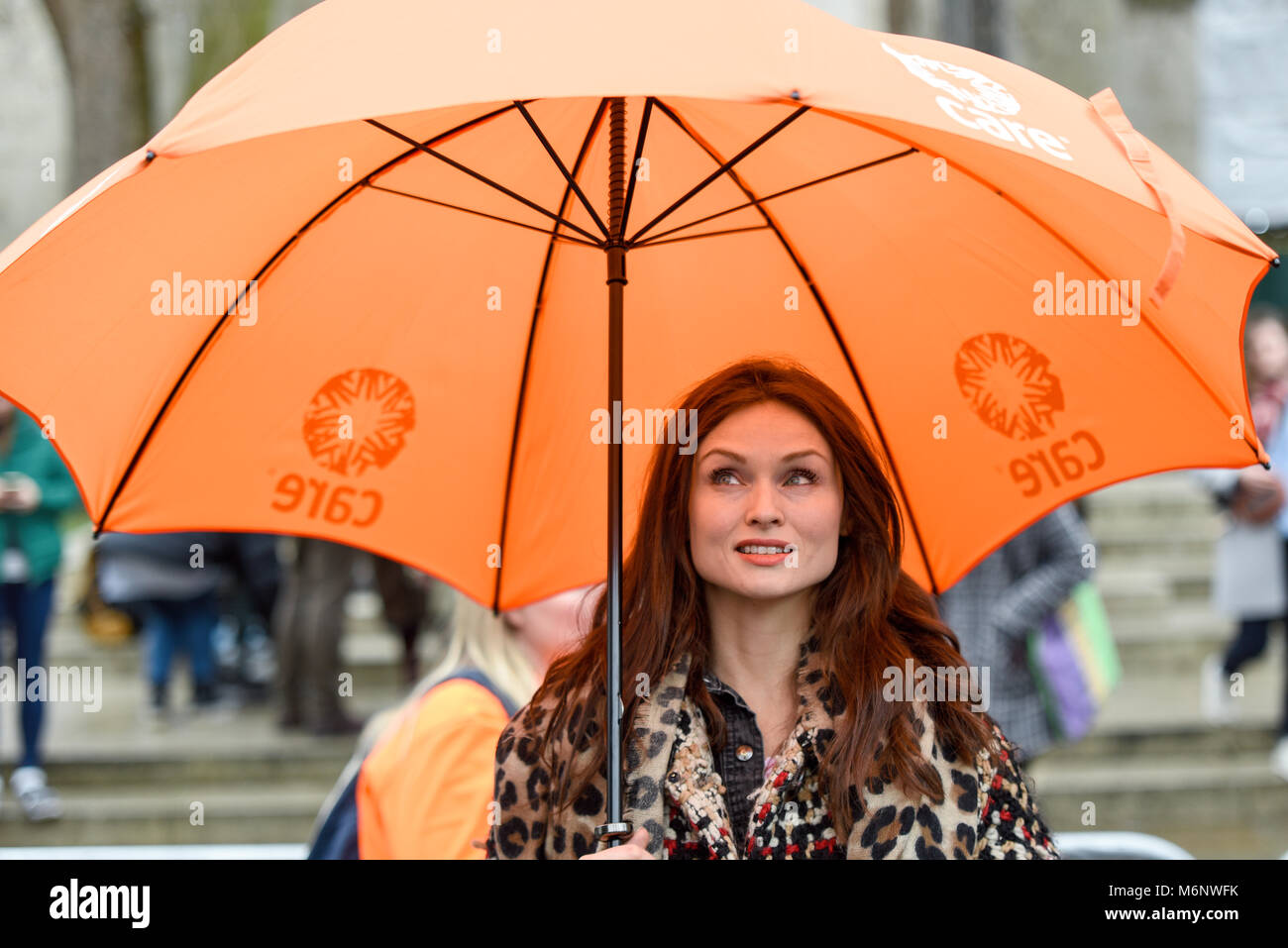 Sophie in the rain