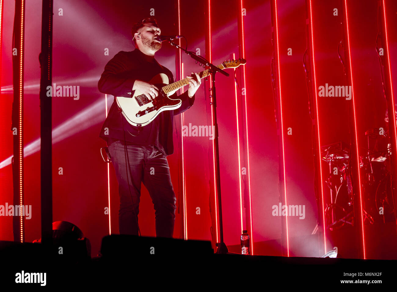 alt-J performing live on their Relaxer Tour 2018 at PalaLottomatica in ...