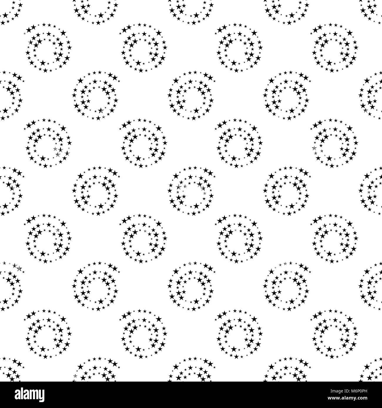 Seamless curved star pattern hi-res stock photography and images - Alamy