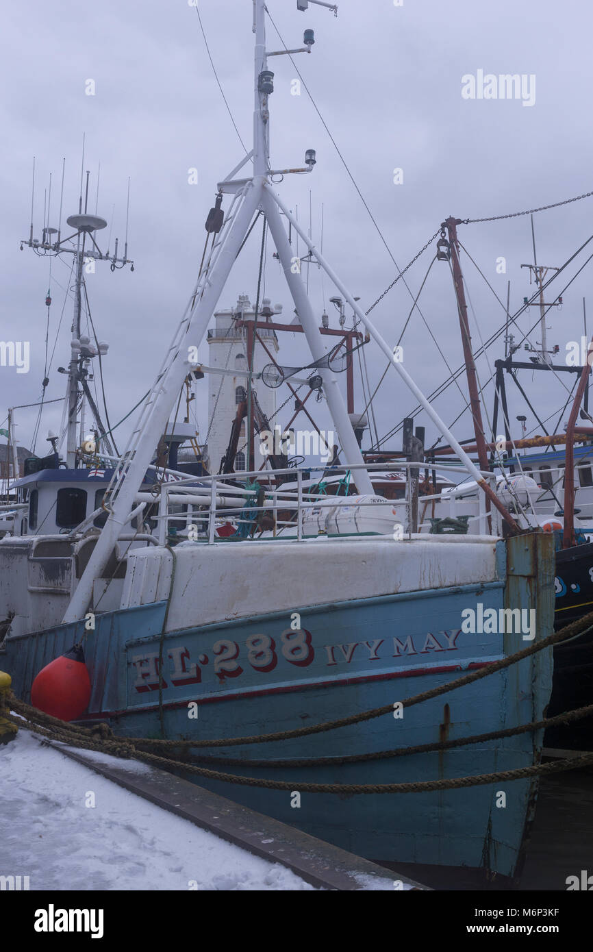 North Shields fishing boats Stock Photo