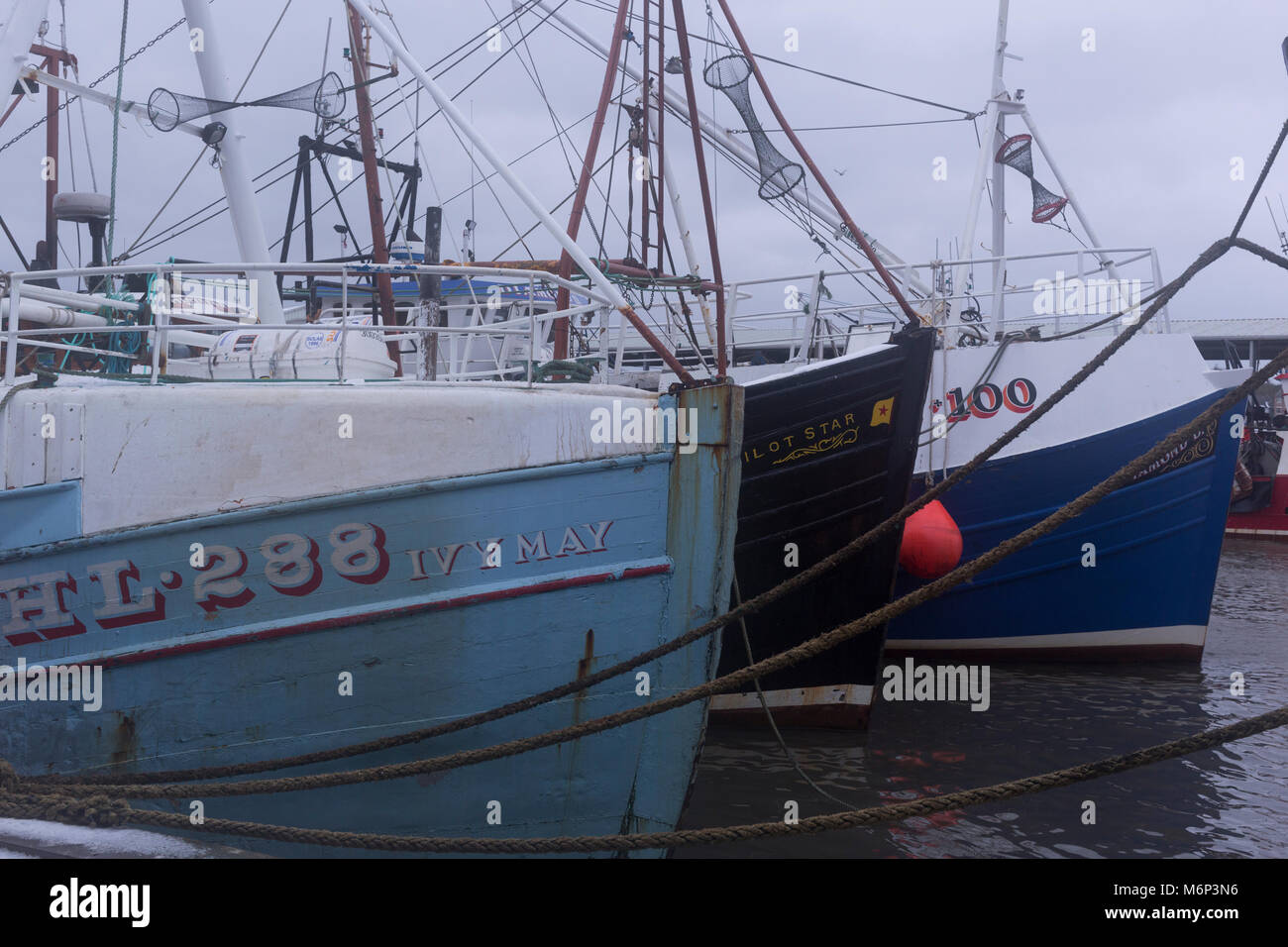 North Shields fishing boats Stock Photo