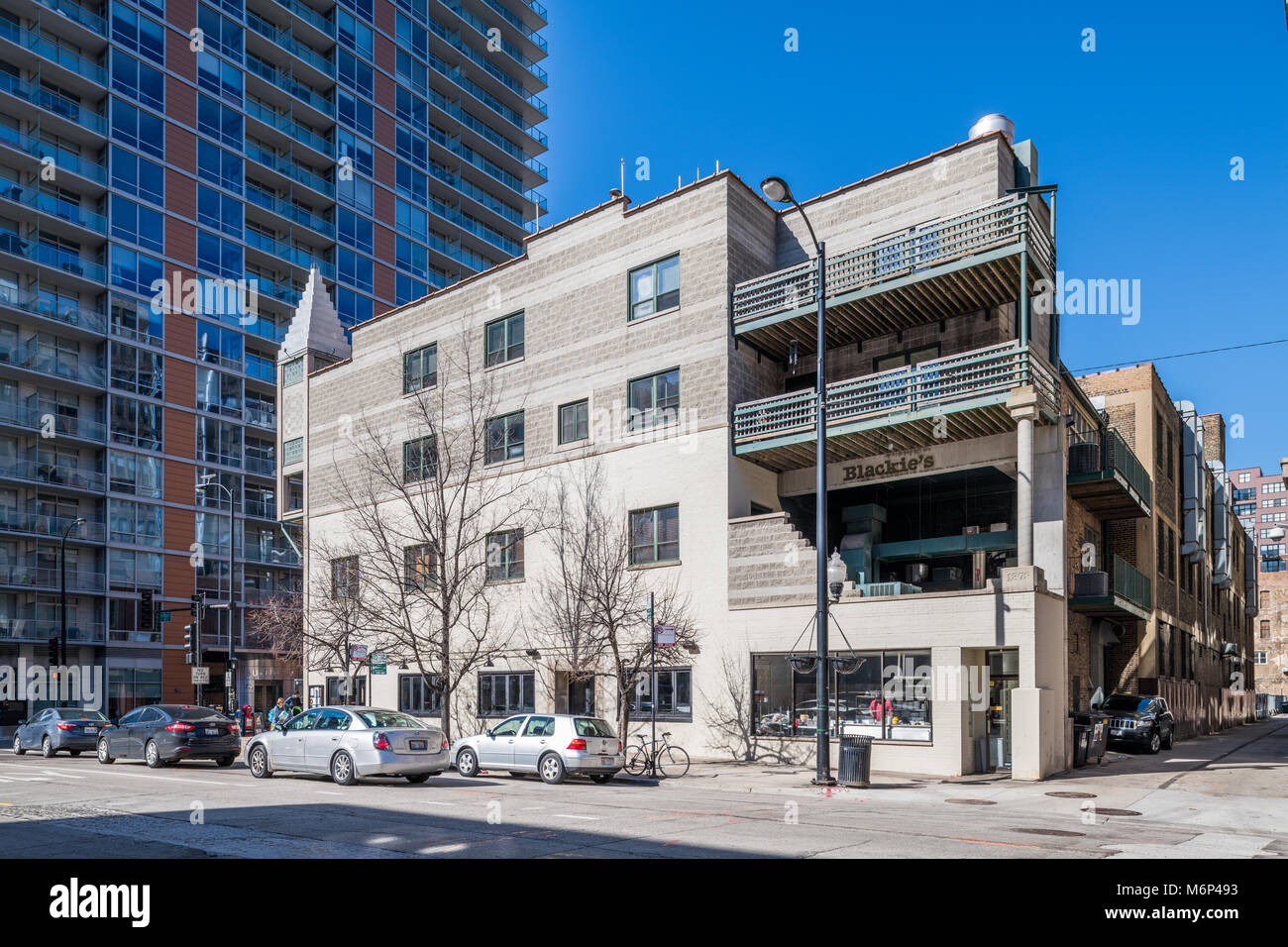 Blackie's Bar in the Printers Row neighborhood Stock Photo Alamy