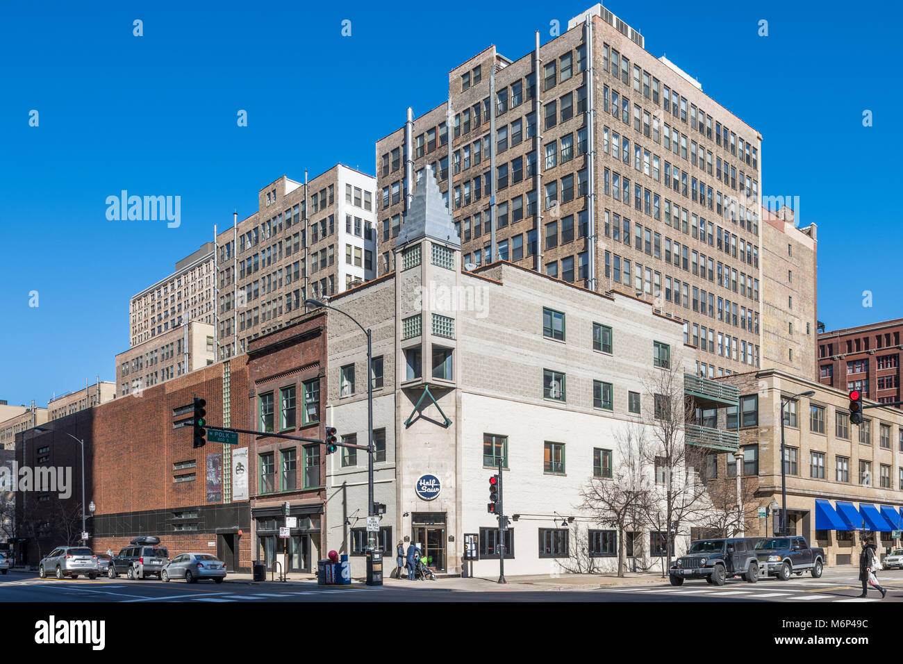 Blackie's Bar in the Printers Row neighborhood Stock Photo Alamy