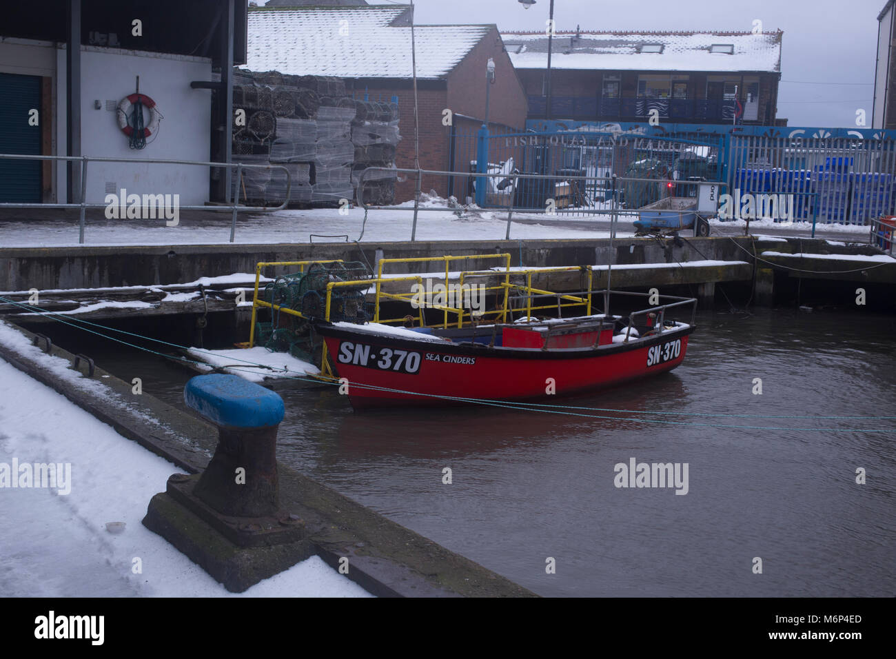 North Shields fishing boat Stock Photo