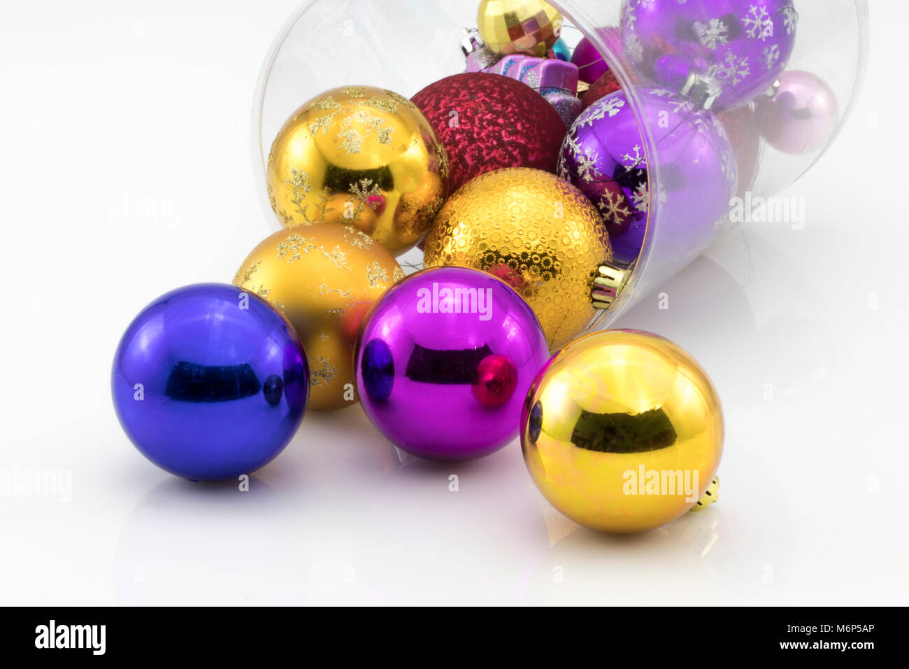 christmas ball isolated on white background Stock Photo - Alamy