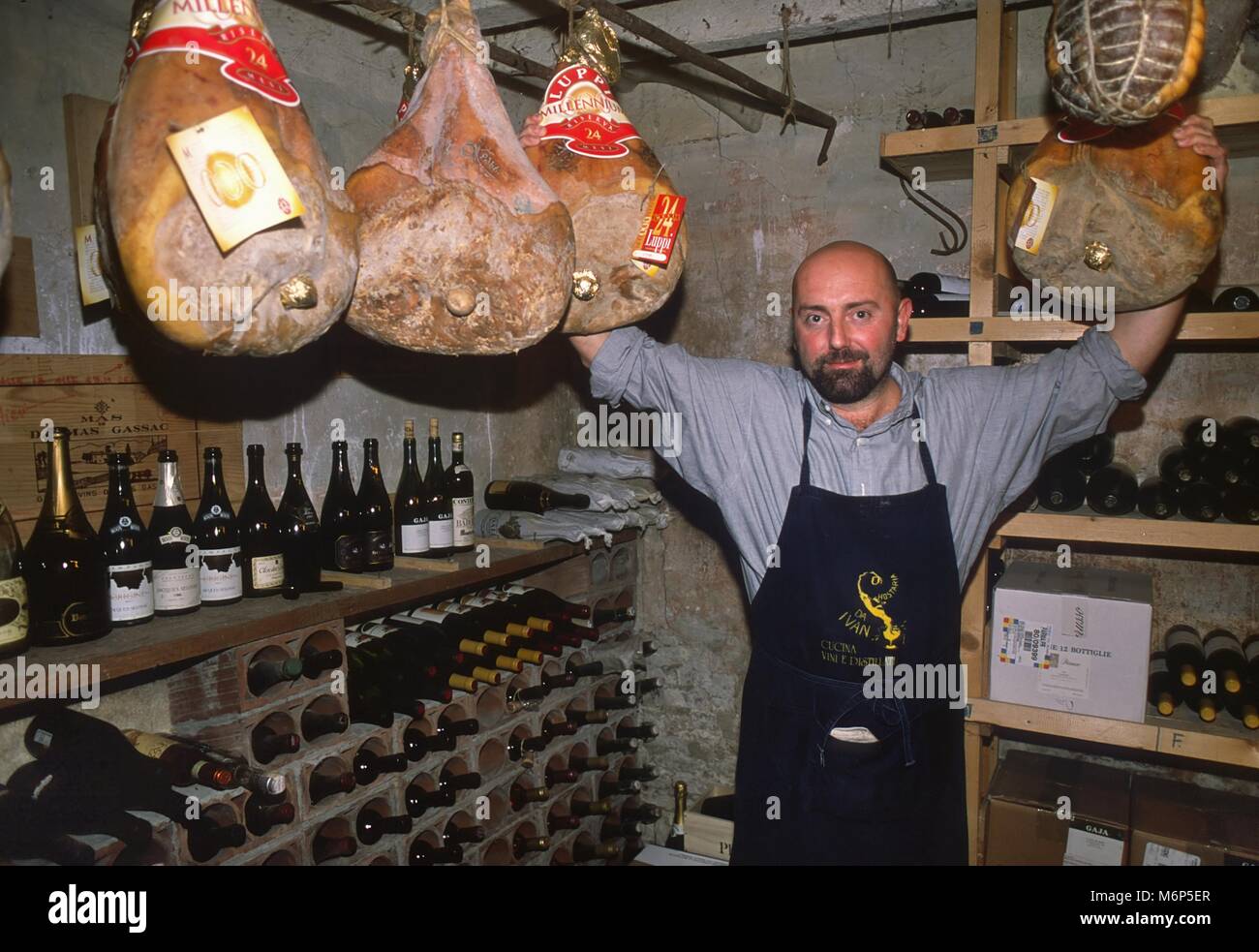 Italian food, typical cooking of the Emilia region, restaurant "Da Ivan