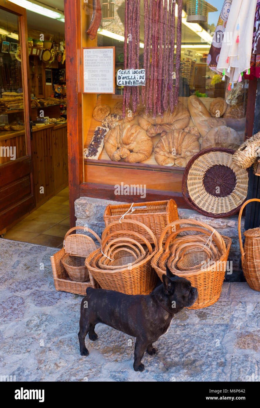 Castellar de n'Hug, Catalonia, home of the giant croissant. Stock Photo