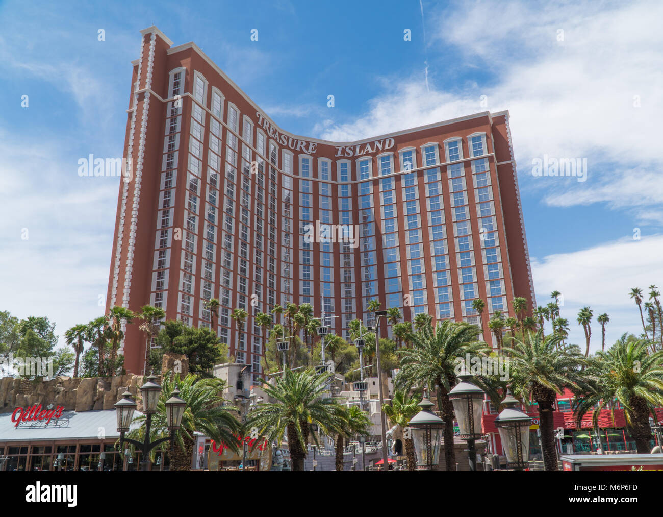 Las Vegas Usa Circa 2017 Treasure Island Resort Hotel