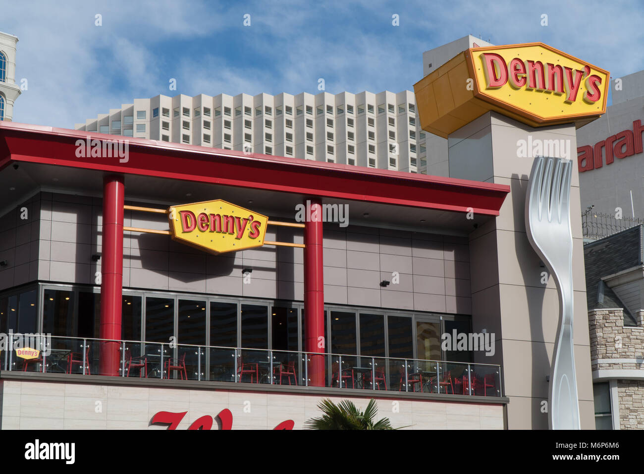 Las Vegas, USA - Circa 2017: Denny's American diner is a full service  pancake house coffee shop fast casual family restaurant chain Stock Photo -  Alamy