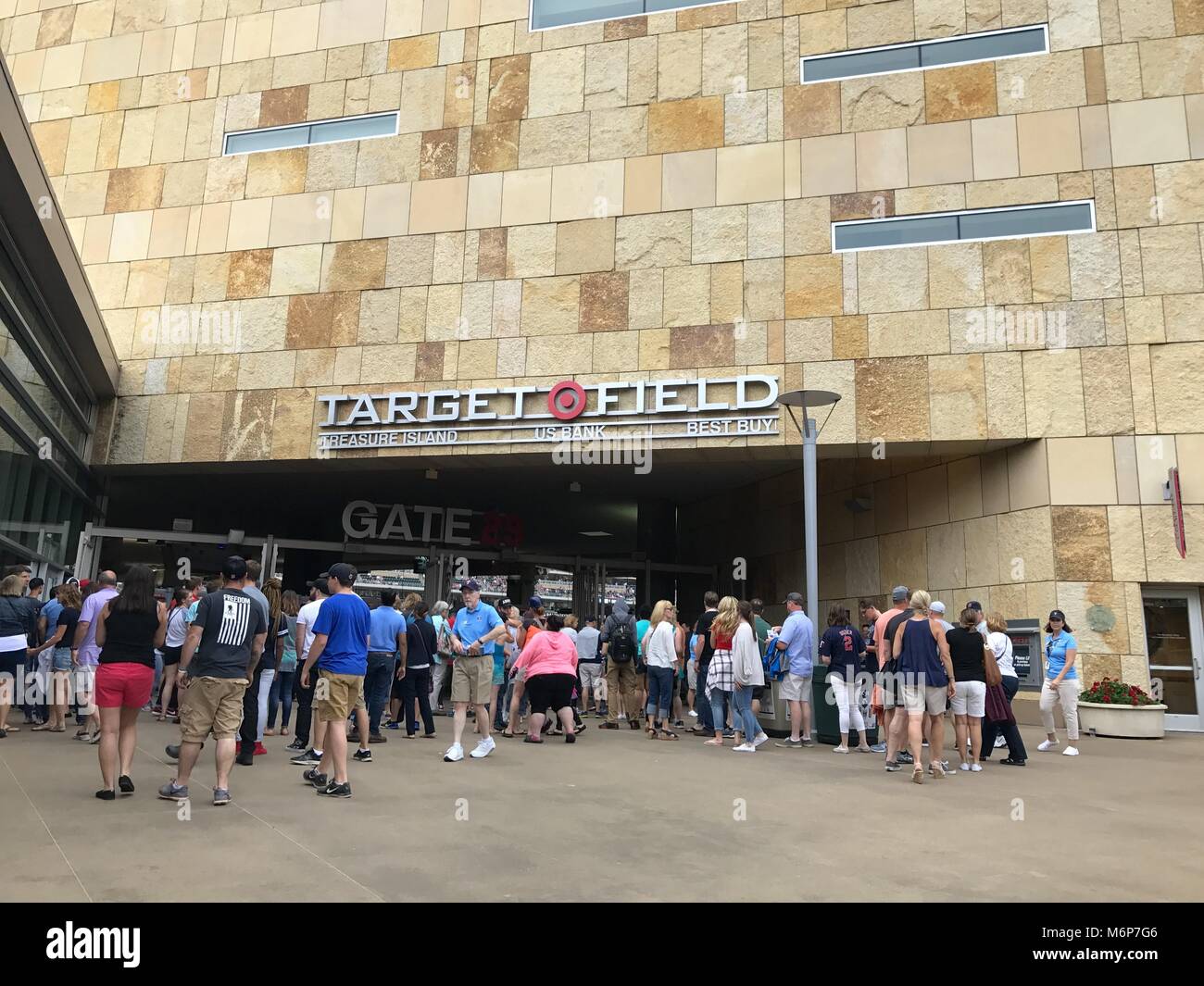 Minneapolis, MN Circa 2017 Target Field ballpark baseball stadium