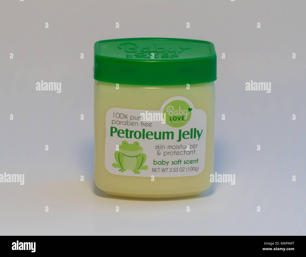 United States, Circa 2018: Petroleum Jelly jar for baby child care skin product product shot against white background. Illustrative Editorial Stock Photo