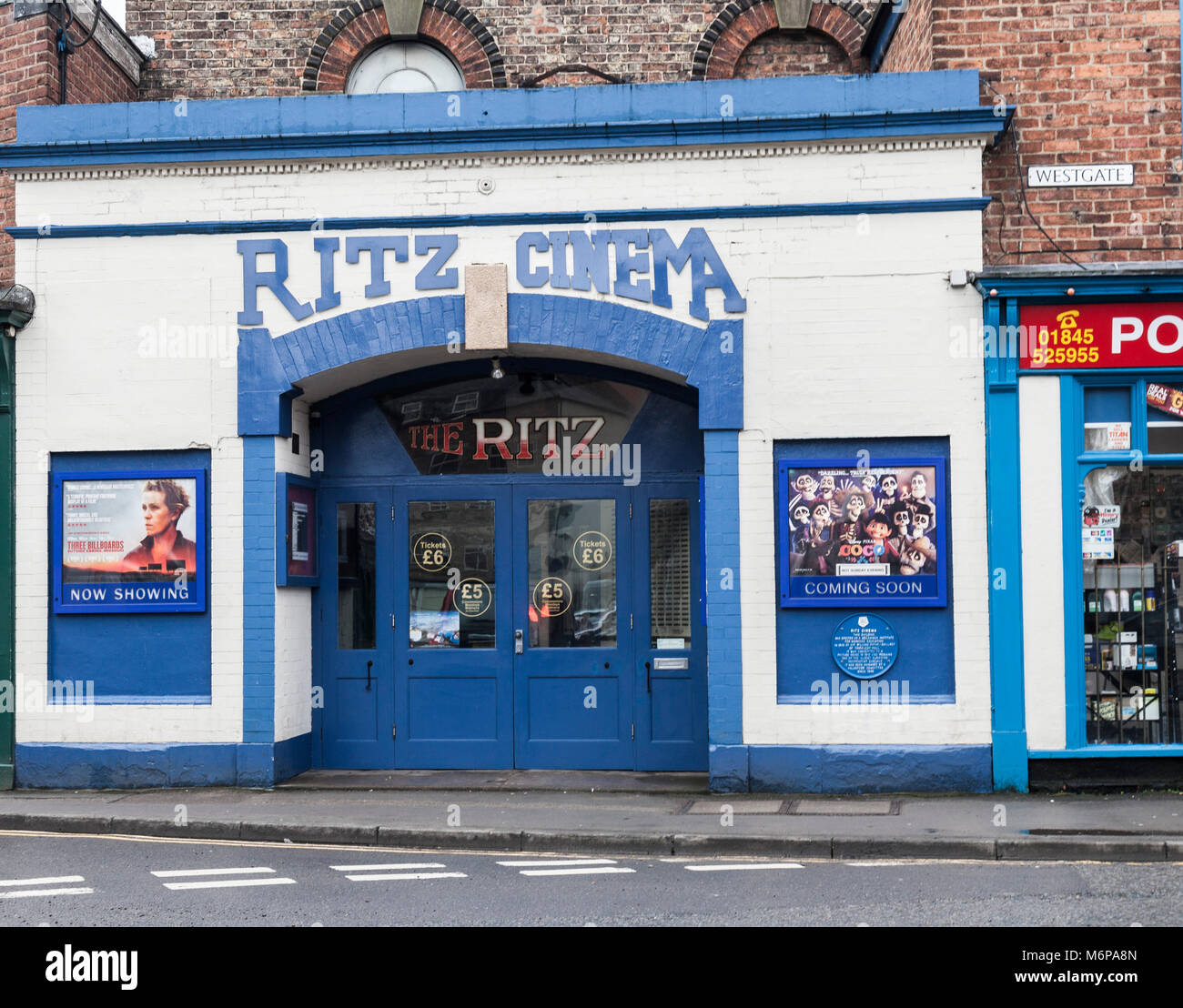 The Ritz cinema in Thirsk,North Yorkshire,England,UK Stock Photo
