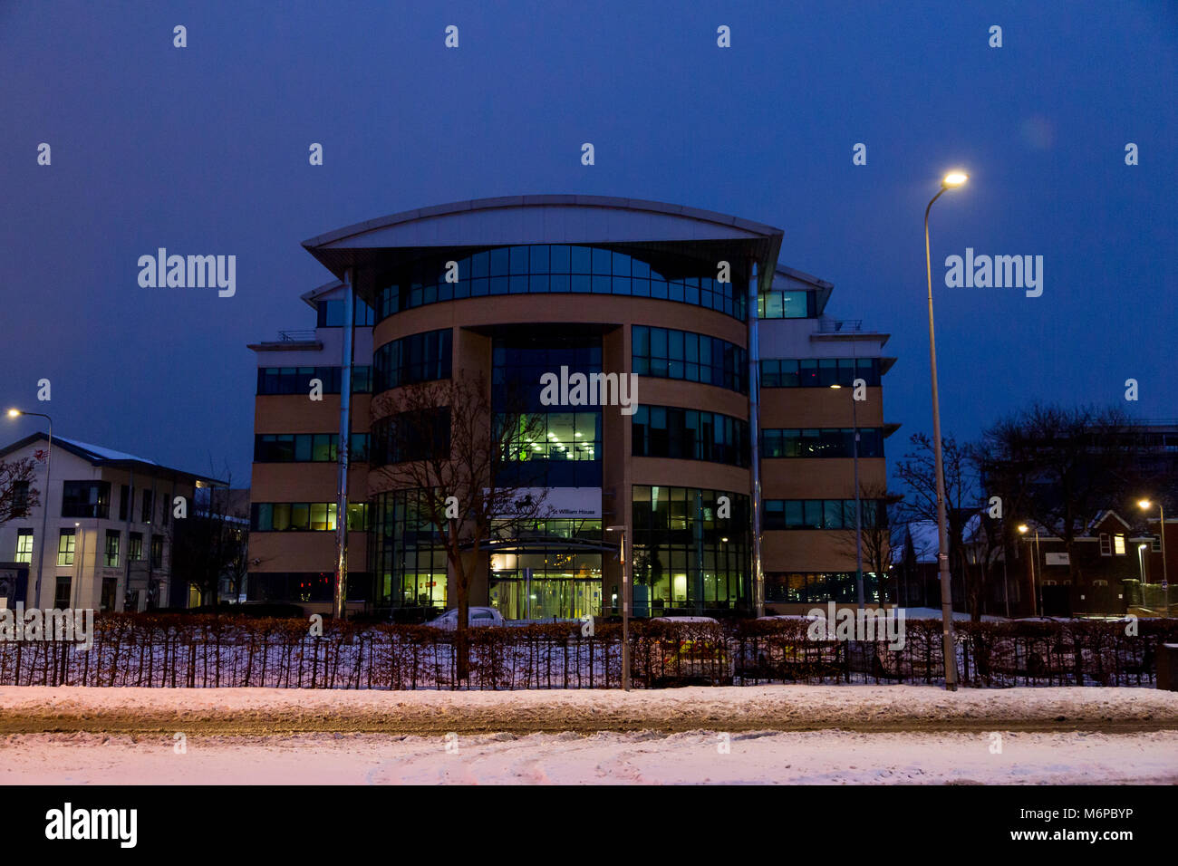Lloyds Bank Head Office In Cardiff At St William House Stock Photo