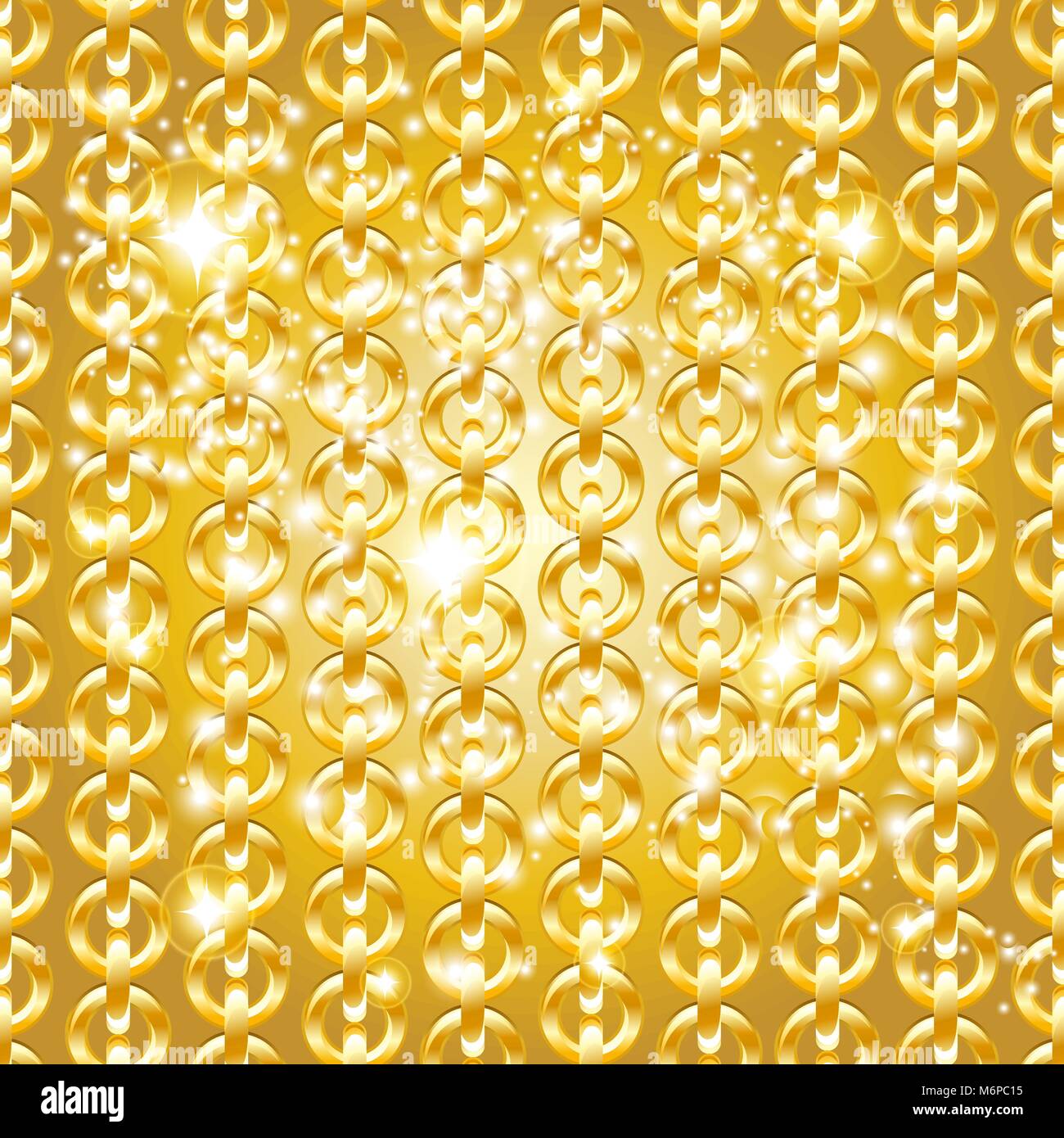 Abstract metal loop chain Stock Vector Images - Alamy