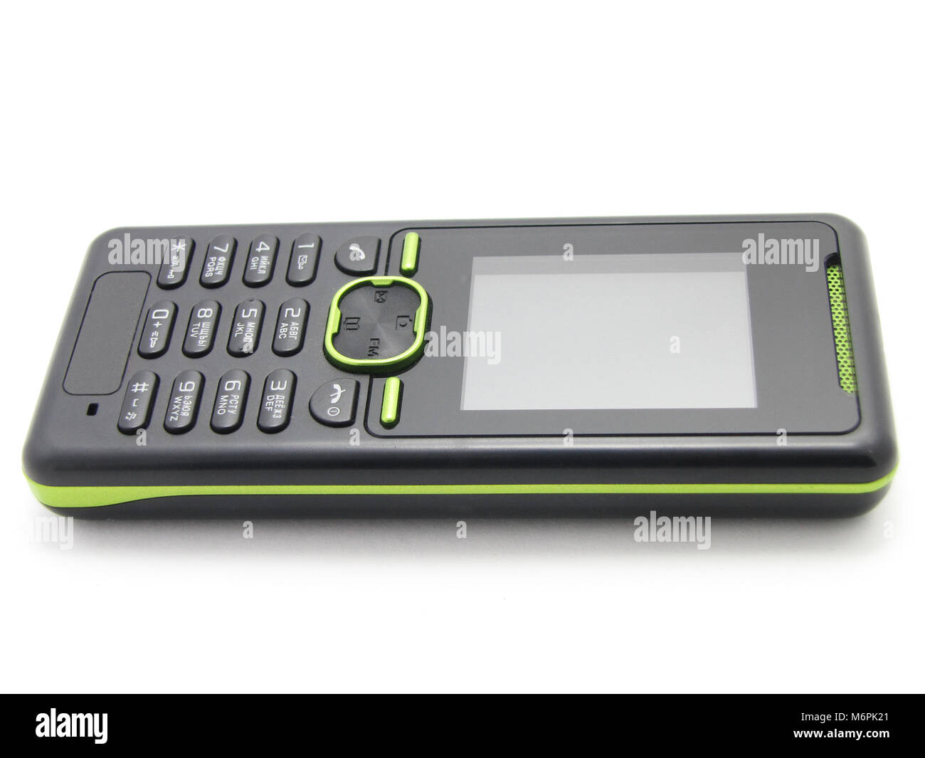 Mobile phone isolated on white background Stock Photo - Alamy
