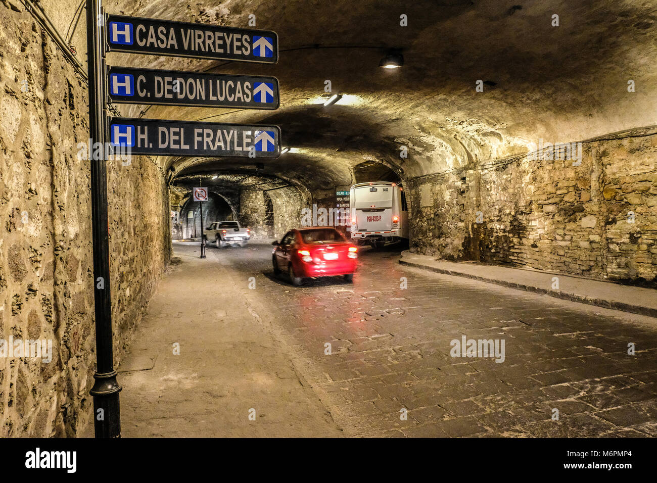 The subterranean street tunnels at Guanajuato, Mexico Stock Photo Alamy
