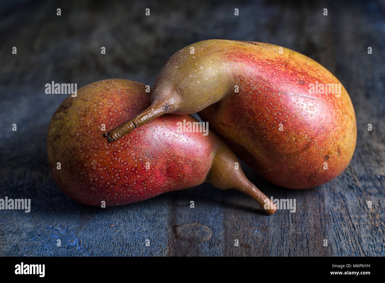small size organic pears in Ecuador Stock Photo