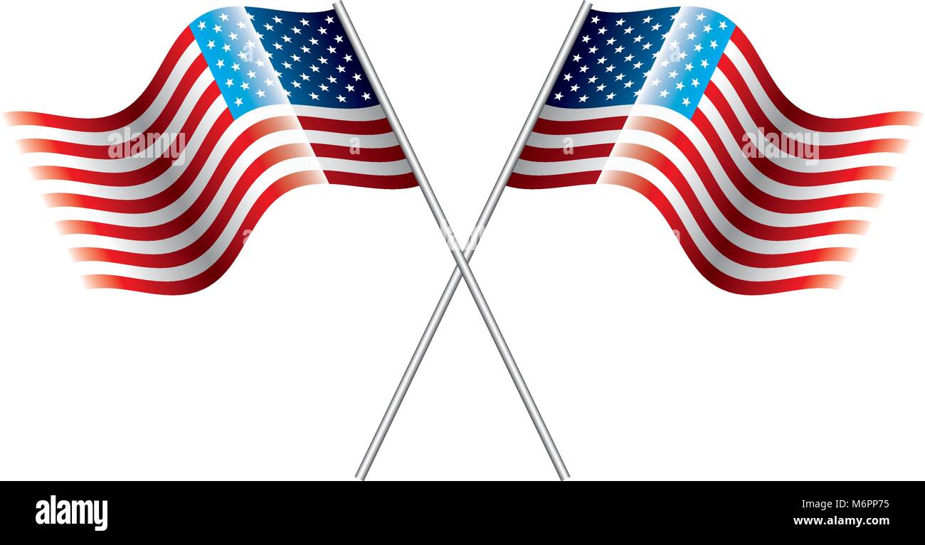 united states of america flag national vector illustration Stock Vector ...