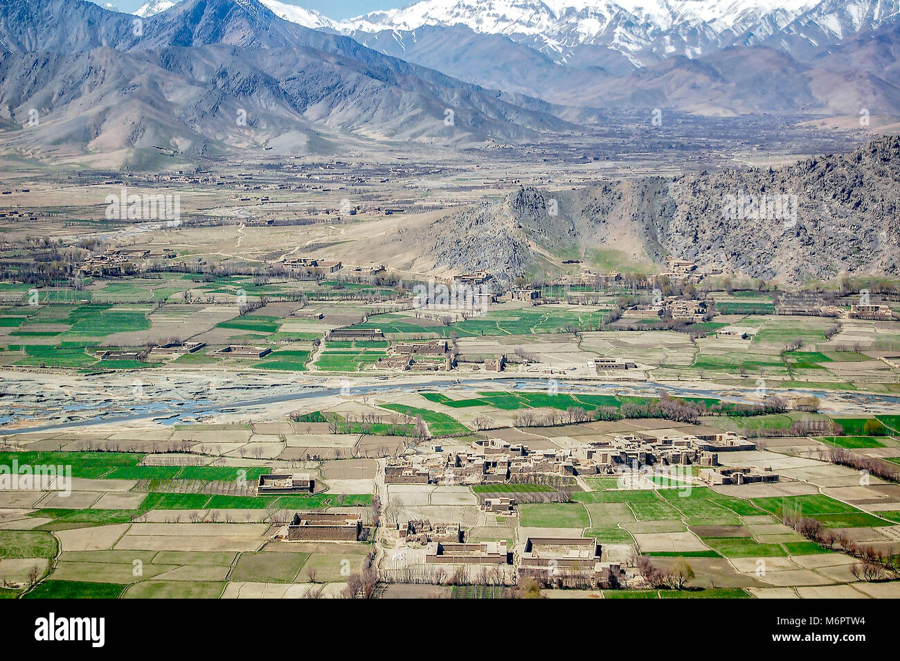 Afghanistan aerial photo valley hi-res stock photography and images - Alamy