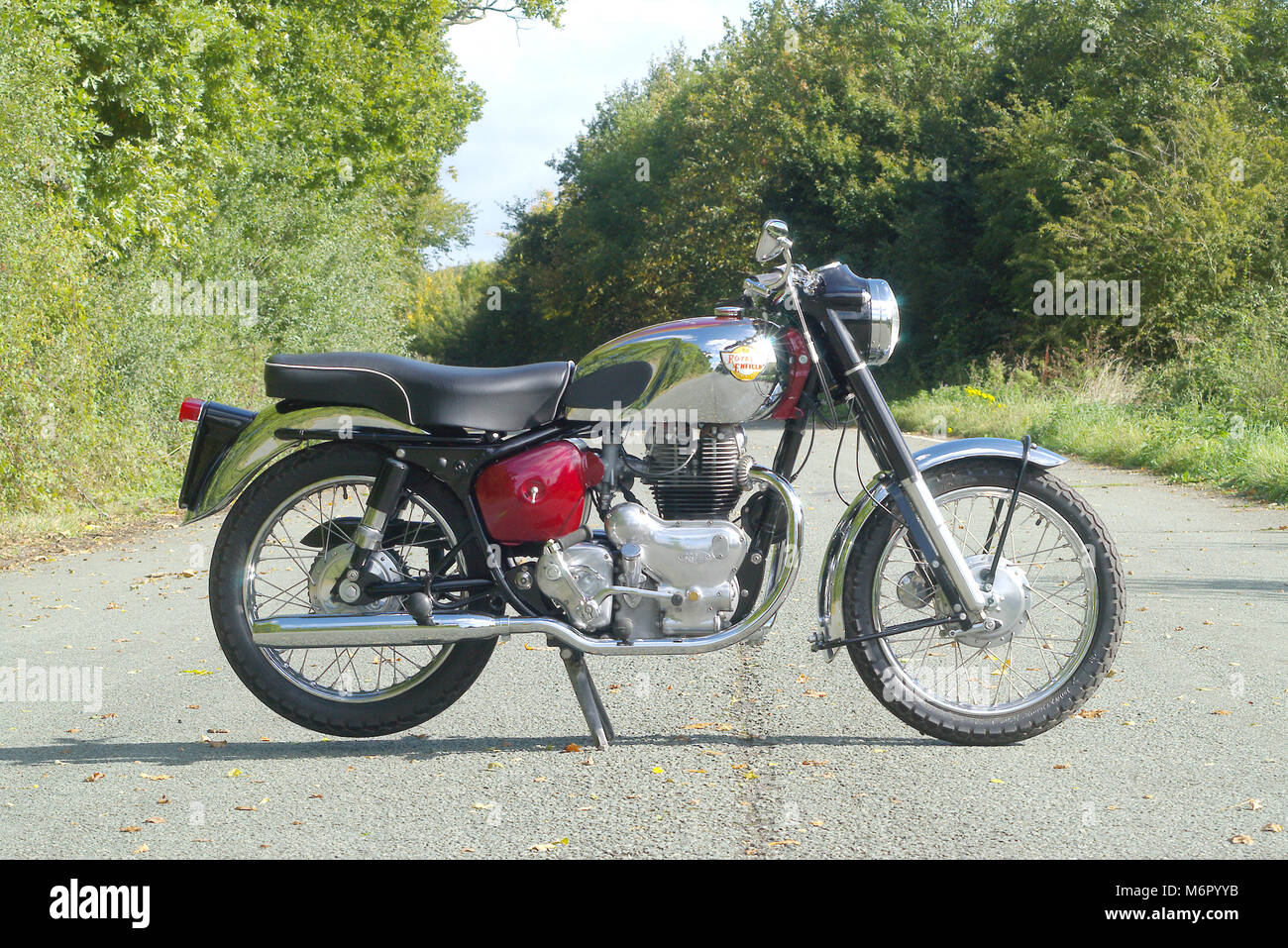 1960 Royal Enfield 700cc Constellation. Stock Photo