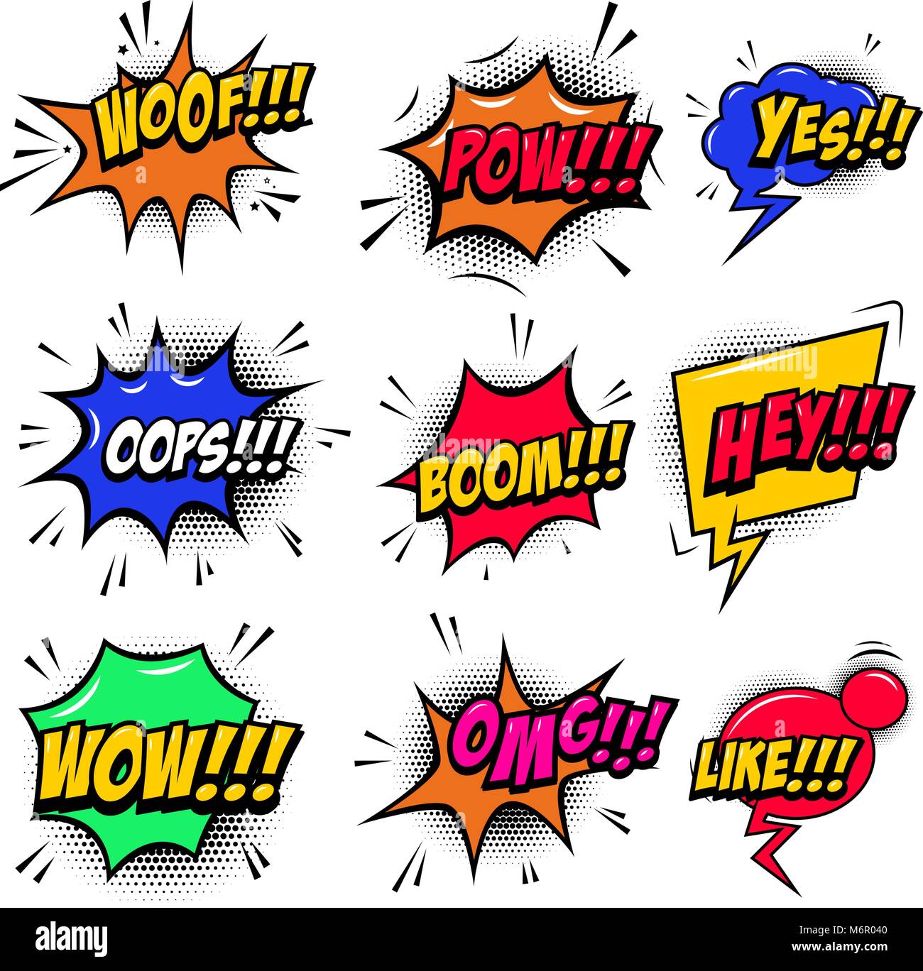 set of comic style speech bubbles with sound text effects. Design element for poster, card, banner, flyer. Vector illustration Stock Vector Image & Art - Alamy set of comic style speech bubbles with sound text effects. Design element for poster, card, banner, flyer. Vector illustration Stock Vector Image & Art - Alamy
