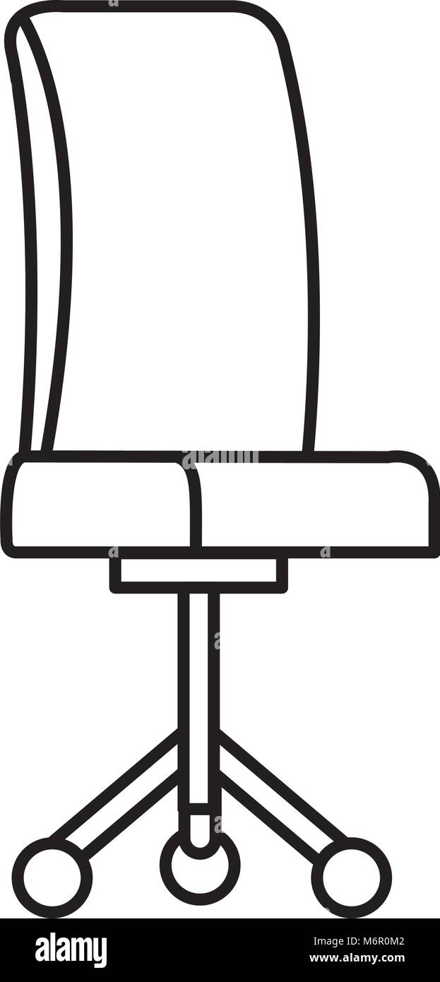 office chair isolated icon Stock Vector Image & Art - Alamy