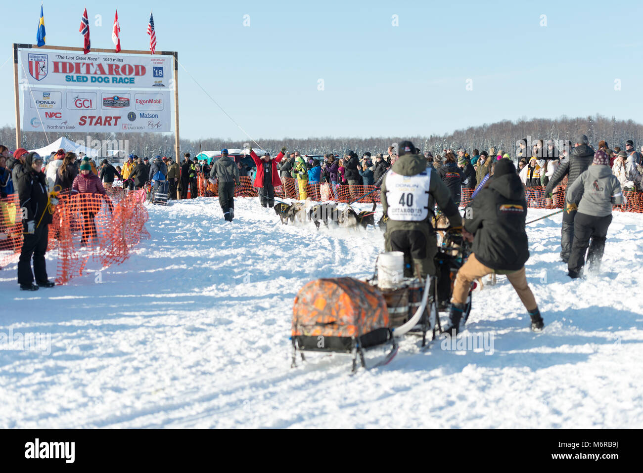 Willow, Alaska, USA. 4th Mar, 2018. Jeff King of Denali, AK, USA