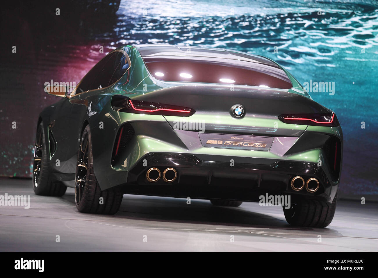 06 March 2018 Switzerland Geneva The BMW Concept M8 Gran Coupe