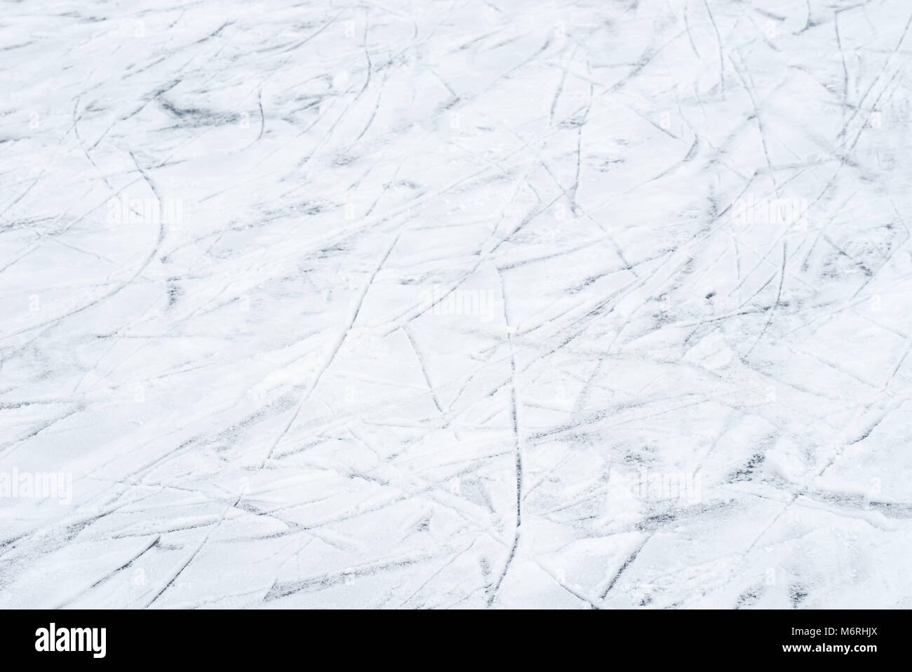ice skating ring texture with snow Stock Photo - Alamy