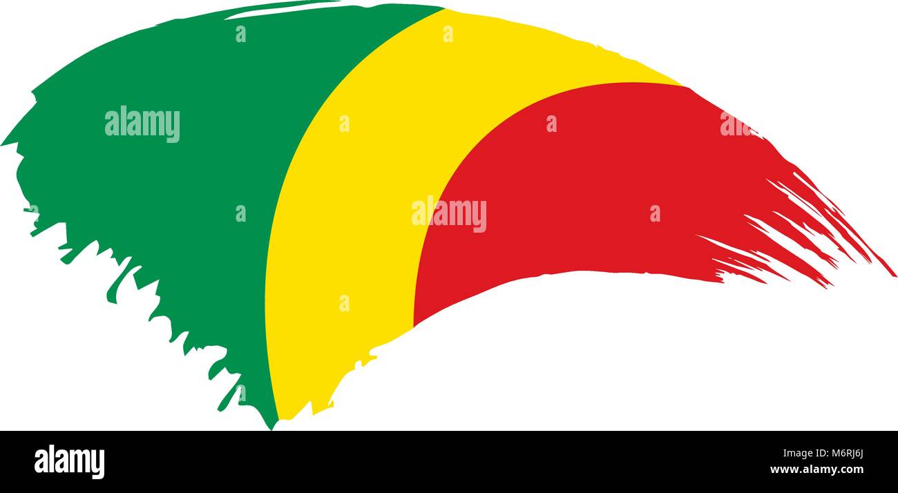 Congo flag, vector illustration Stock Vector Image & Art - Alamy