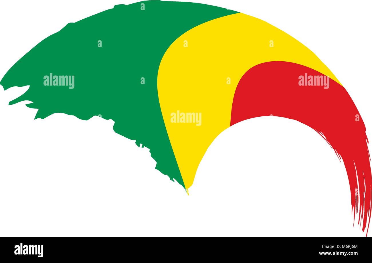 Congo flag, vector illustration Stock Vector Image & Art - Alamy