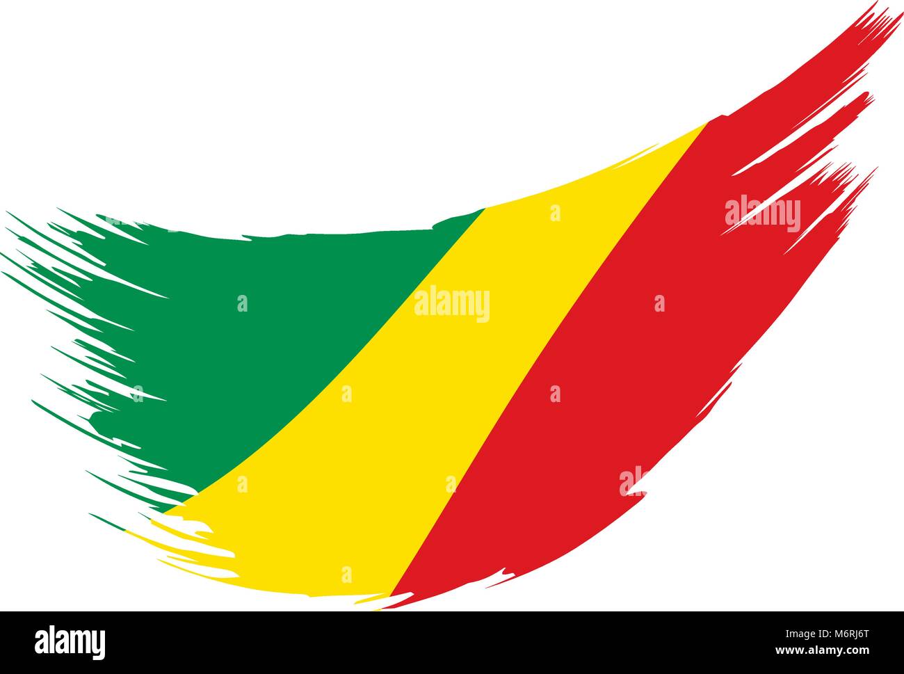 Congo flag, vector illustration Stock Vector Image & Art - Alamy