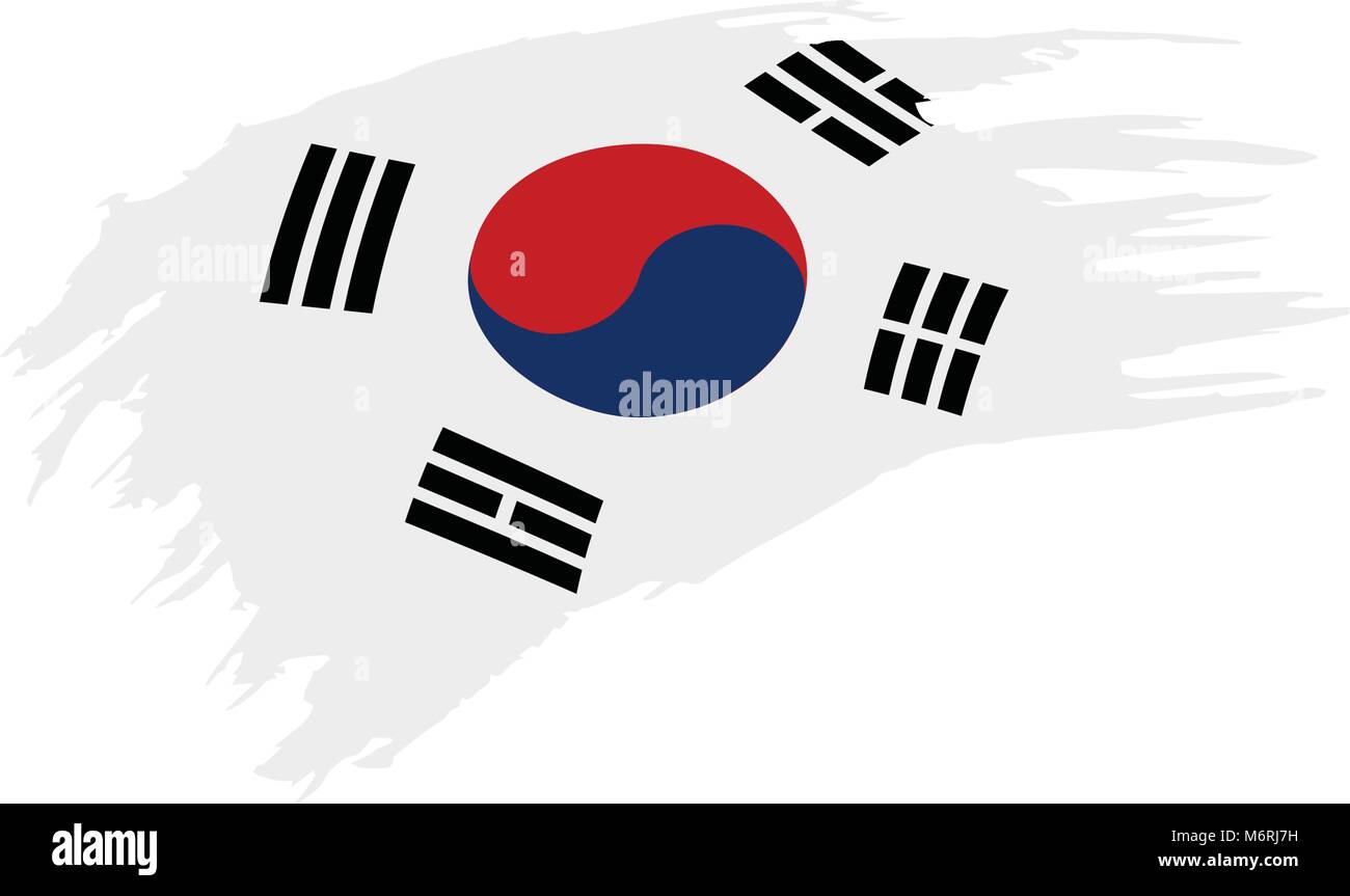 South Korean flag, vector illustration Stock Vector Image & Art - Alamy