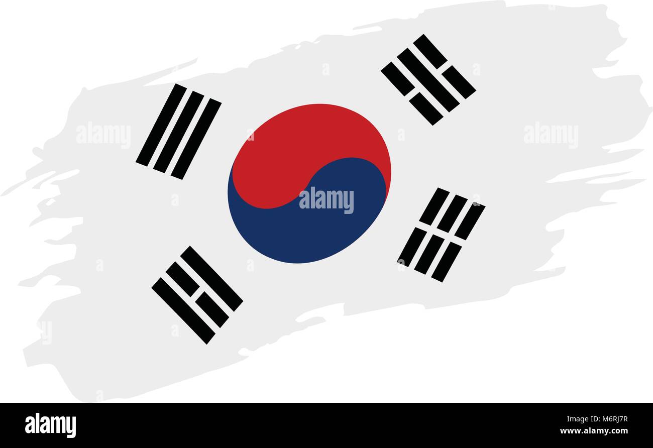 South Korean flag, vector illustration Stock Vector Image & Art - Alamy
